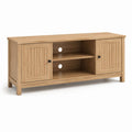 Mobile TV rettangolare rovere chiaro in MDF 120 x 40 x 60 cm